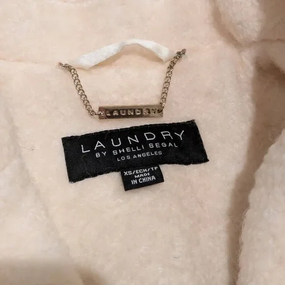 Laundry By Shelli Segal wool blended Boucle Skirted Hem Coat - Picture 5 of 7